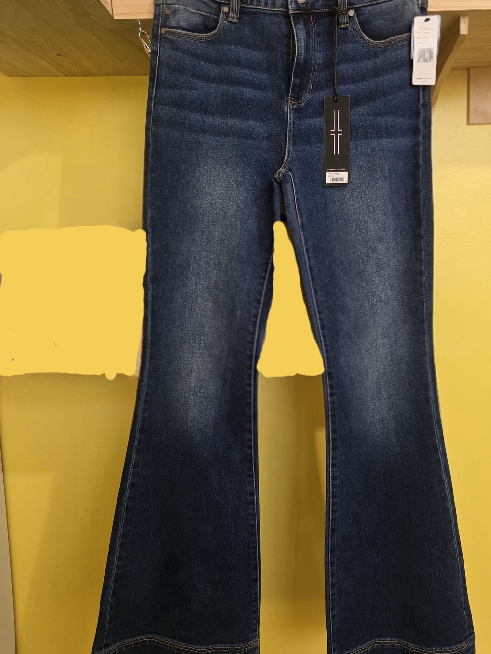 👖 NWT Liverpool Los Angeles Hannah High Rise Flare Jeans 27/4 | Retro Boho 👖